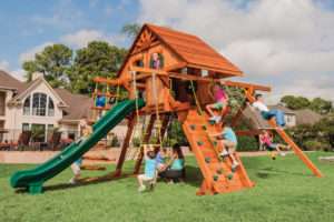 6.5 Jaguar Playcenter Green Options and Treehouse Add-On